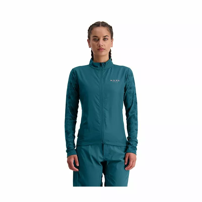 Mons Royale Redwood Wind Jersey Dame 4 Mons Royale Redwood Wind Jersey Dame - Billede 2